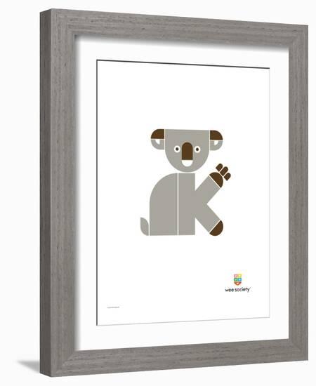 Wee Alphas, Kate the Koala-Wee Society-Framed Giclee Print