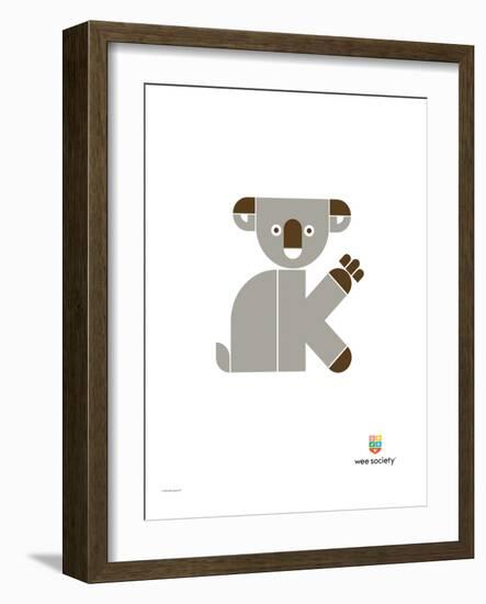 Wee Alphas, Kate the Koala-Wee Society-Framed Giclee Print