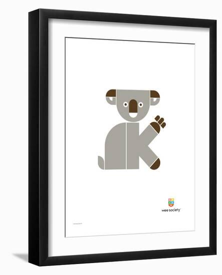 Wee Alphas, Kate the Koala-Wee Society-Framed Giclee Print