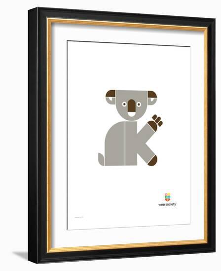 Wee Alphas, Kate the Koala-Wee Society-Framed Giclee Print