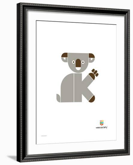 Wee Alphas, Kate the Koala-Wee Society-Framed Giclee Print