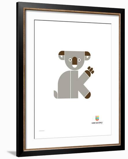 Wee Alphas, Kate the Koala-Wee Society-Framed Giclee Print