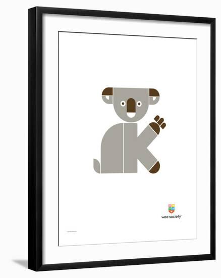 Wee Alphas, Kate the Koala-Wee Society-Framed Giclee Print