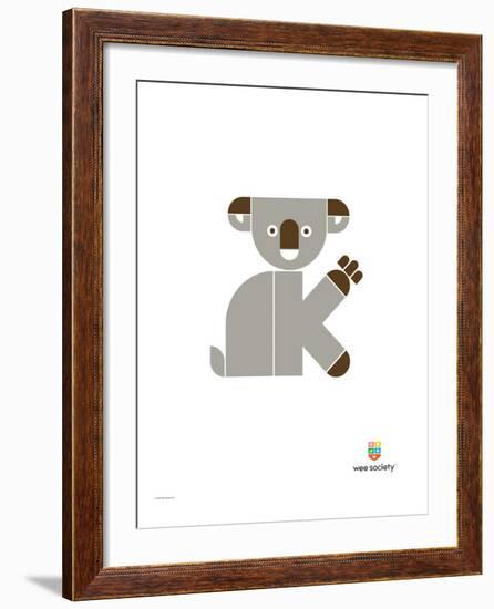 Wee Alphas, Kate the Koala-Wee Society-Framed Giclee Print