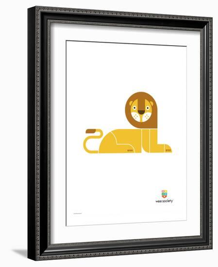 Wee Alphas, Leo the Lion-Wee Society-Framed Giclee Print