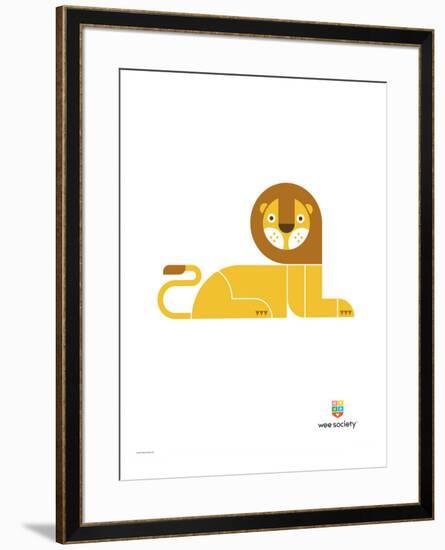 Wee Alphas, Leo the Lion-Wee Society-Framed Giclee Print