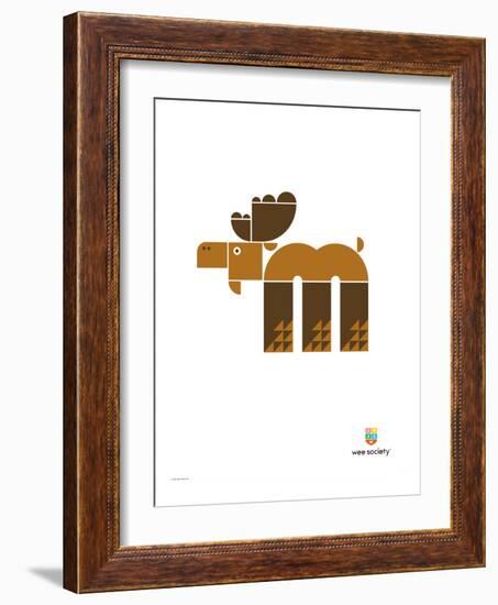 Wee Alphas, Max the Moose-Wee Society-Framed Giclee Print