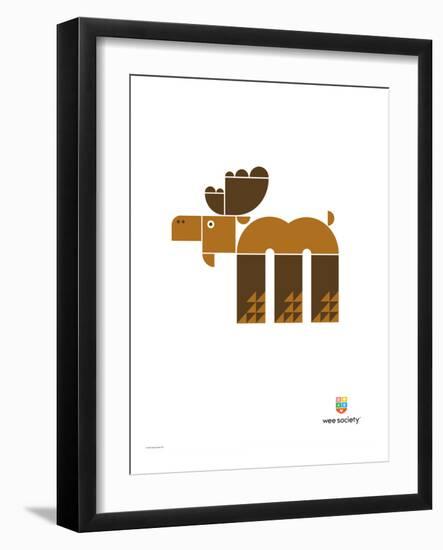Wee Alphas, Max the Moose-Wee Society-Framed Giclee Print