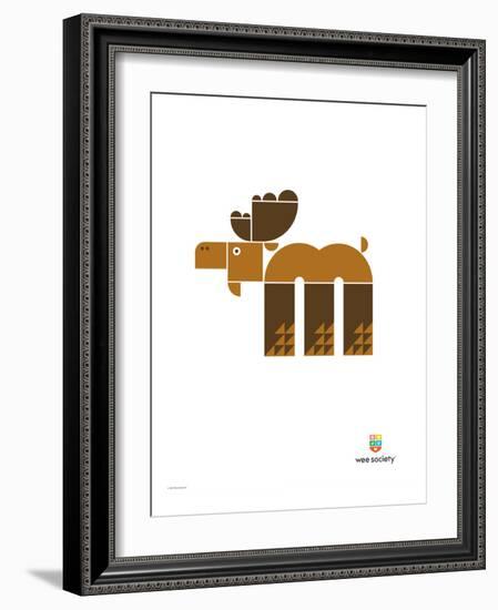 Wee Alphas, Max the Moose-Wee Society-Framed Giclee Print