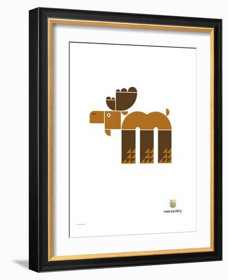 Wee Alphas, Max the Moose-Wee Society-Framed Giclee Print