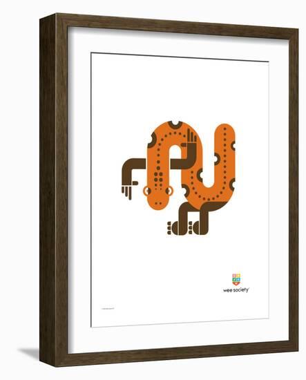 Wee Alphas, Nelson the Newt-Wee Society-Framed Giclee Print