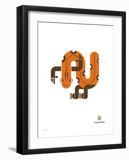 Wee Alphas, Nelson the Newt-Wee Society-Framed Giclee Print