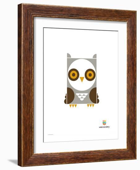 Wee Alphas, Ollie the Owl-Wee Society-Framed Giclee Print