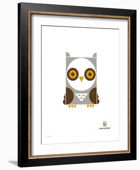 Wee Alphas, Ollie the Owl-Wee Society-Framed Giclee Print
