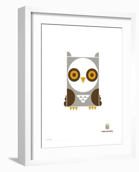 Wee Alphas, Ollie the Owl-Wee Society-Framed Giclee Print