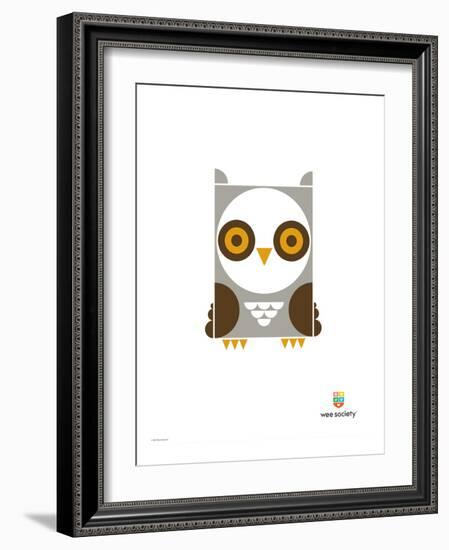 Wee Alphas, Ollie the Owl-Wee Society-Framed Giclee Print