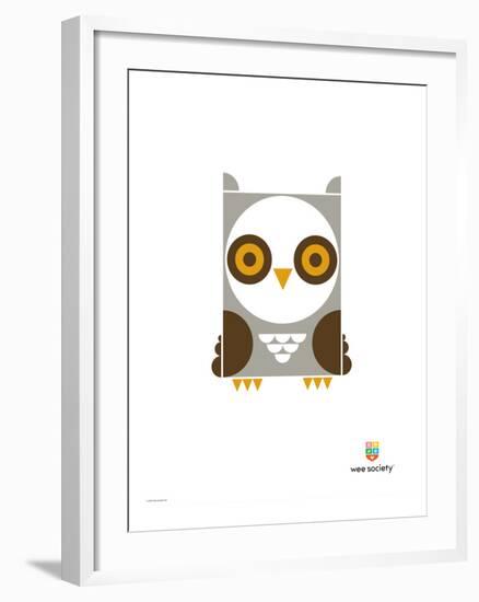 Wee Alphas, Ollie the Owl-Wee Society-Framed Giclee Print