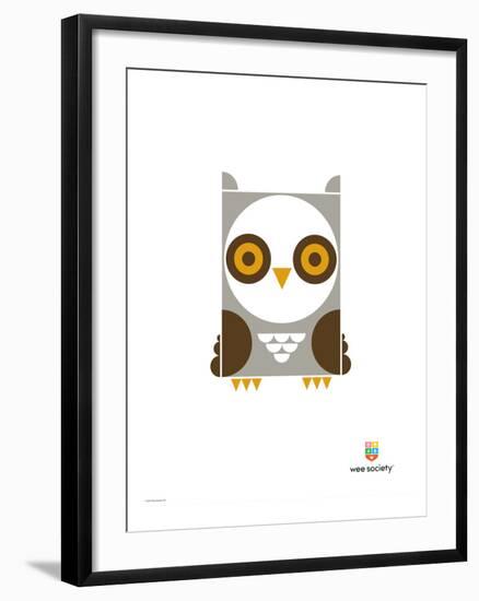 Wee Alphas, Ollie the Owl-Wee Society-Framed Giclee Print