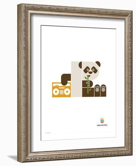 Wee Alphas, Polly the Panda-Wee Society-Framed Giclee Print