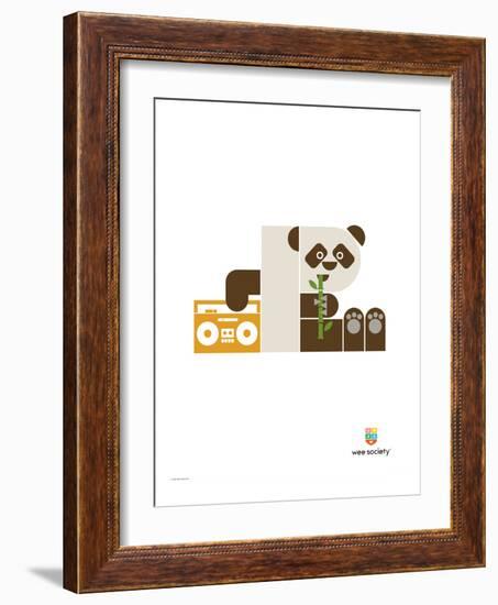 Wee Alphas, Polly the Panda-Wee Society-Framed Giclee Print