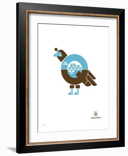 Wee Alphas, Quinnlyn the Quail-Wee Society-Framed Giclee Print