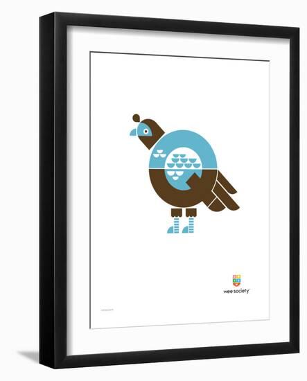 Wee Alphas, Quinnlyn the Quail-Wee Society-Framed Giclee Print