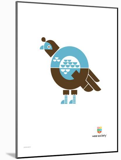 Wee Alphas, Quinnlyn the Quail-Wee Society-Mounted Giclee Print