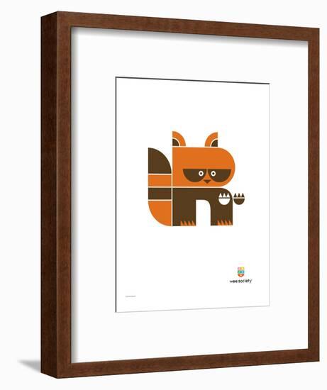 Wee Alphas, Riley the Raccoon-Wee Society-Framed Premium Giclee Print