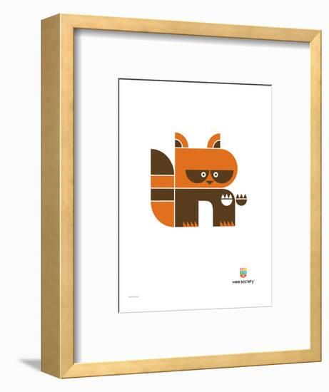 Wee Alphas, Riley the Raccoon-Wee Society-Framed Premium Giclee Print