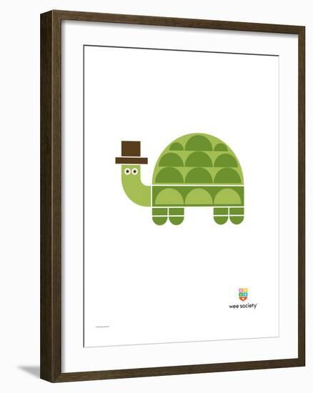 Wee Alphas, Tobias the Turtle-Wee Society-Framed Giclee Print