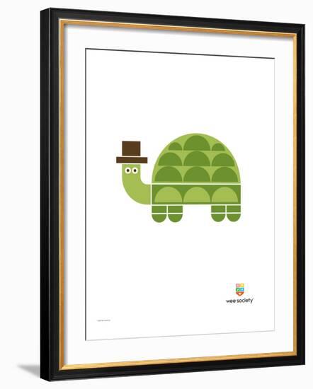 Wee Alphas, Tobias the Turtle-Wee Society-Framed Giclee Print