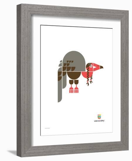 Wee Alphas, Violet the Vulture-Wee Society-Framed Giclee Print