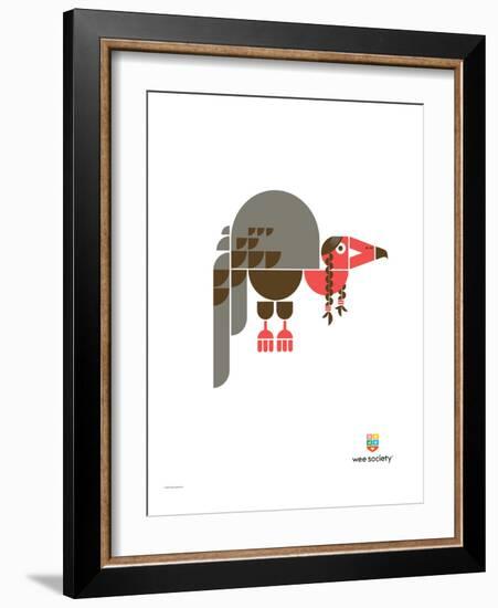 Wee Alphas, Violet the Vulture-Wee Society-Framed Giclee Print