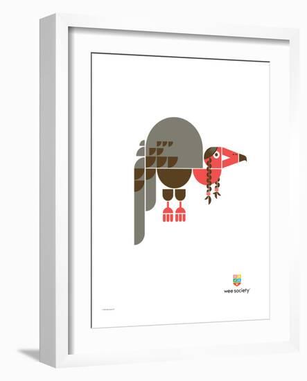 Wee Alphas, Violet the Vulture-Wee Society-Framed Giclee Print