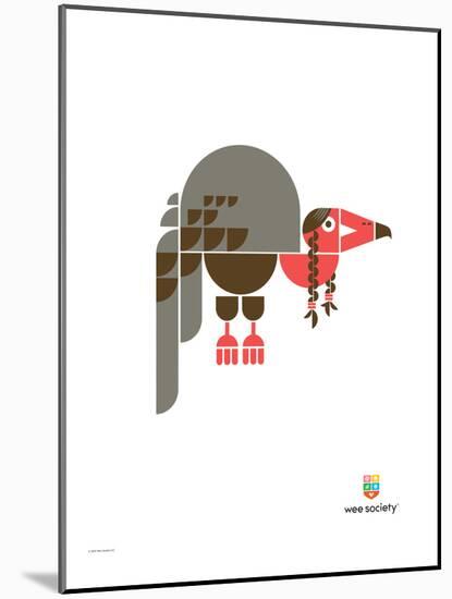 Wee Alphas, Violet the Vulture-Wee Society-Mounted Giclee Print