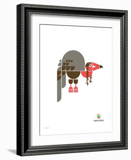 Wee Alphas, Violet the Vulture-Wee Society-Framed Giclee Print