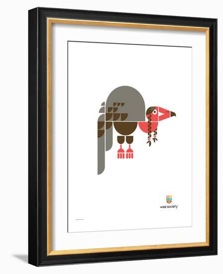 Wee Alphas, Violet the Vulture-Wee Society-Framed Giclee Print