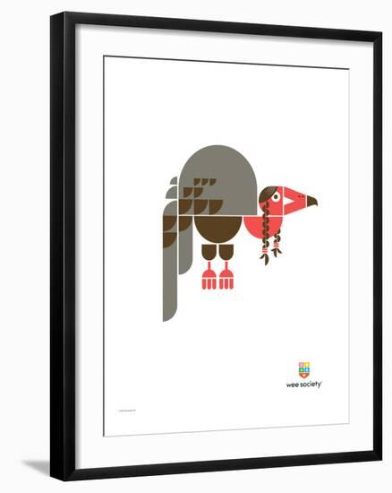 Wee Alphas, Violet the Vulture-Wee Society-Framed Giclee Print