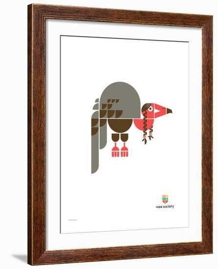 Wee Alphas, Violet the Vulture-Wee Society-Framed Giclee Print