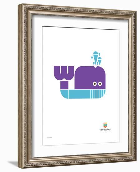 Wee Alphas, Walter the Whale-Wee Society-Framed Giclee Print