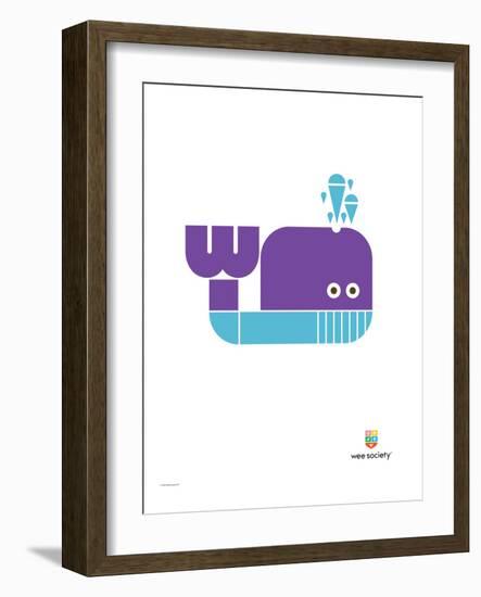 Wee Alphas, Walter the Whale-Wee Society-Framed Giclee Print