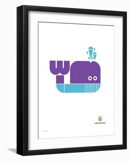 Wee Alphas, Walter the Whale-Wee Society-Framed Giclee Print