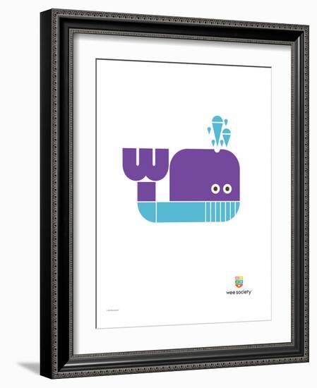 Wee Alphas, Walter the Whale-Wee Society-Framed Giclee Print