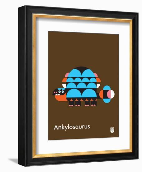 Wee Dinos, Ankylosaurus-Wee Society-Framed Art Print