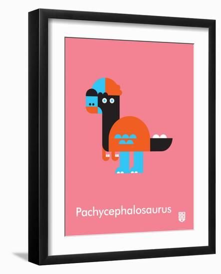 Wee Dinos, P-saurus-Wee Society-Framed Art Print