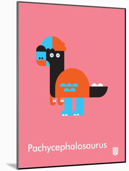 Wee Dinos, P-saurus-Wee Society-Mounted Art Print