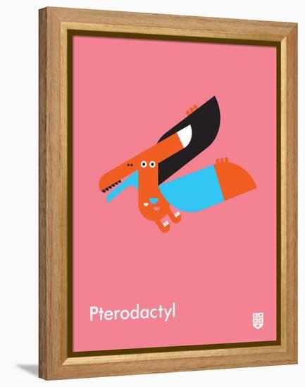 Wee Dinos, Pterodactyl-Wee Society-Framed Stretched Canvas