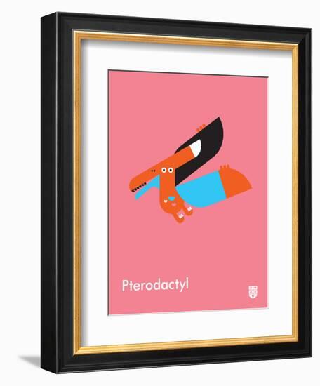 Wee Dinos, Pterodactyl-Wee Society-Framed Art Print