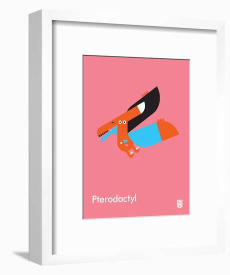 Wee Dinos, Pterodactyl-Wee Society-Framed Art Print