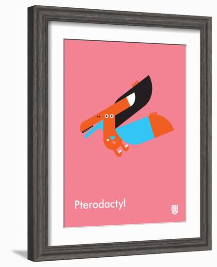Wee Dinos, Pterodactyl-Wee Society-Framed Art Print